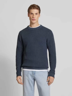 Sweter z dzianiny z okrągłym dekoltem jack & jones