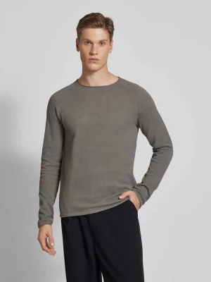 Sweter z dzianiny z okrągłym dekoltem jack & jones