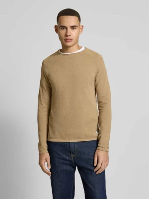 Sweter z dzianiny z okrągłym dekoltem jack & jones