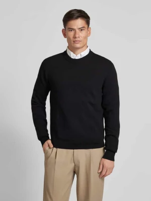 Sweter z dzianiny z okrągłym dekoltem JAKE*S STUDIO MEN