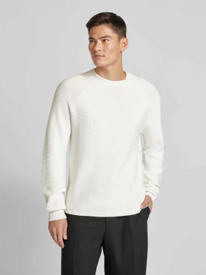 Sweter z dzianiny z okrągłym dekoltem JAKE*S STUDIO MEN