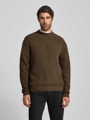 Sweter z dzianiny z okrągłym dekoltem JAKE*S STUDIO MEN
