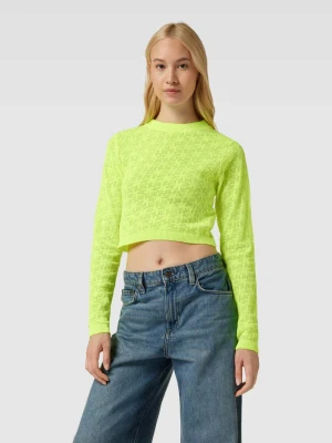 Sweter z dzianiny z okrągłym dekoltem Karo Kauer