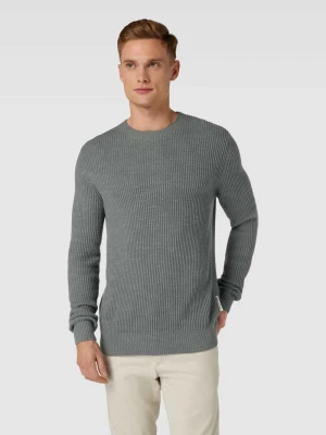 Sweter z dzianiny z okrągłym dekoltem Marc O'Polo