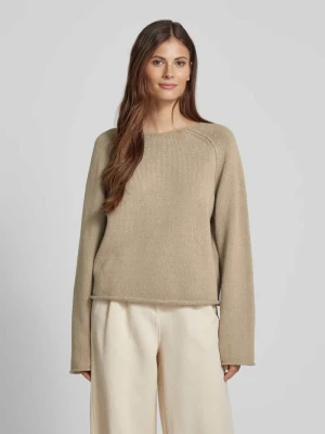 Sweter z dzianiny z okrągłym dekoltem model ‘ALAMO’ ECOALF