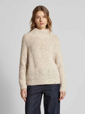 Sweter z dzianiny z okrągłym dekoltem model ‘BERTA’ MAX&Co.