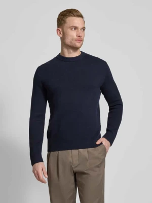 Sweter z dzianiny z okrągłym dekoltem model ‘BLAMILANO’ Jack & Jones Premium