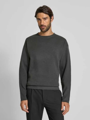 Sweter z dzianiny z okrągłym dekoltem model ‘BRADFORT’ Jack & Jones Premium