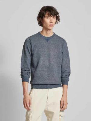 Sweter z dzianiny z okrągłym dekoltem model ‘Bruton’ Blend