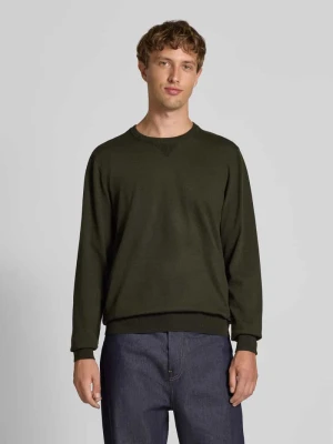 Sweter z dzianiny z okrągłym dekoltem model ‘Bruton’ Blend