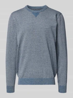 Sweter z dzianiny z okrągłym dekoltem model ‘Bruton’ Blend