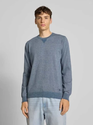 Sweter z dzianiny z okrągłym dekoltem model ‘Bruton’ Blend