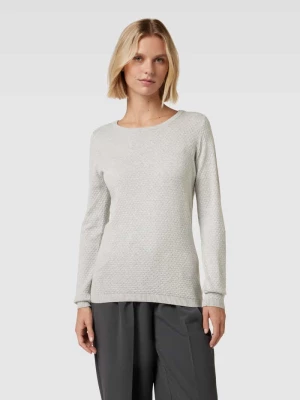 Sweter z dzianiny z okrągłym dekoltem model ‘CARE’ Vero Moda