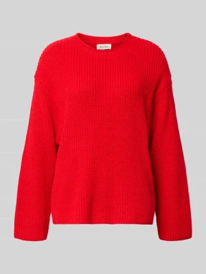 Sweter z dzianiny z okrągłym dekoltem model ‘CRASHWAY’ American vintage