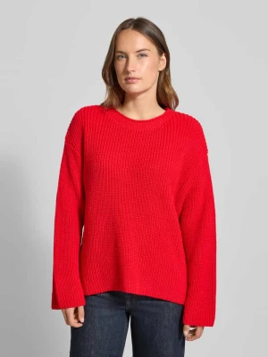 Sweter z dzianiny z okrągłym dekoltem model ‘CRASHWAY’ American vintage