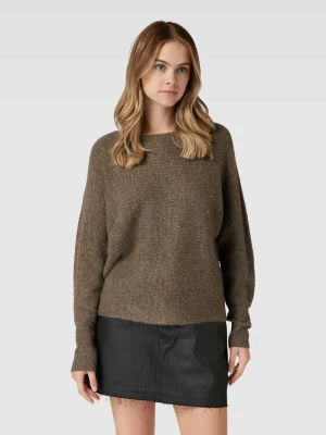 Sweter z dzianiny z okrągłym dekoltem model ‘DANIELLA’ Only