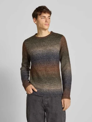Sweter z dzianiny z okrągłym dekoltem model ‘DANNIE’ Blend