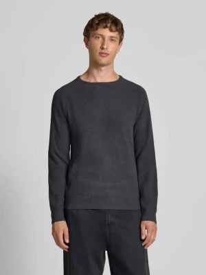 Sweter z dzianiny z okrągłym dekoltem model ‘DANTE’ Blend