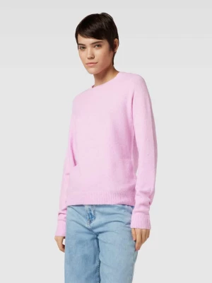 Sweter z dzianiny z okrągłym dekoltem model ‘DOFFY’ Vero Moda