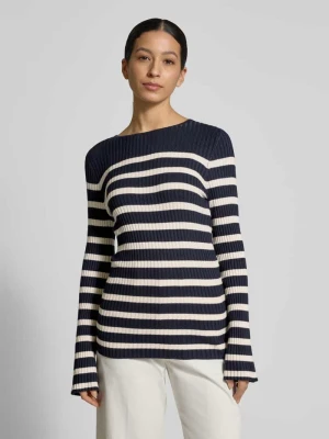 Sweter z dzianiny z okrągłym dekoltem model ‘DOLLIE’ Soyaconcept