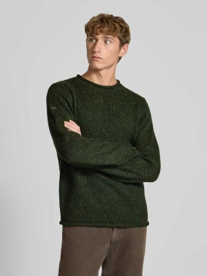 Sweter z dzianiny z okrągłym dekoltem model ‘Donegal Jumper’ Superdry