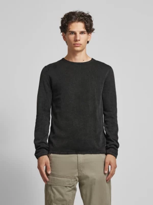 Sweter z dzianiny z okrągłym dekoltem model ‘ELEO’ jack & jones