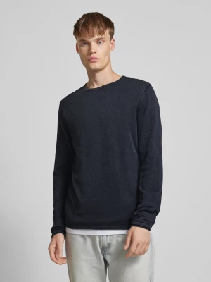 Sweter z dzianiny z okrągłym dekoltem model ‘ELEO’ jack & jones