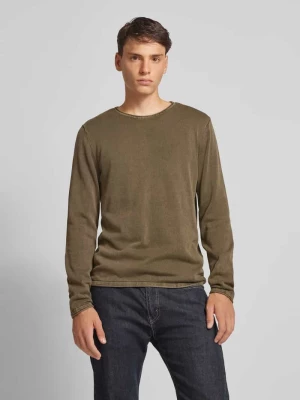 Sweter z dzianiny z okrągłym dekoltem model ‘ELEO’ jack & jones