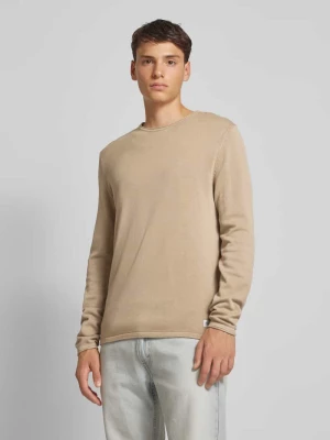 Sweter z dzianiny z okrągłym dekoltem model ‘ELEO’ jack & jones