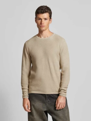 Sweter z dzianiny z okrągłym dekoltem model ‘ERIC’ Only & Sons