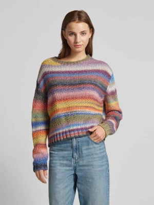 Sweter z dzianiny z okrągłym dekoltem model ‘Fairhaven’ LOLLYS LAUNDRY