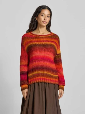 Sweter z dzianiny z okrągłym dekoltem model ‘Fairhaven’ LOLLYS LAUNDRY