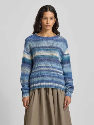 Sweter z dzianiny z okrągłym dekoltem model ‘Fairhaven’ LOLLYS LAUNDRY