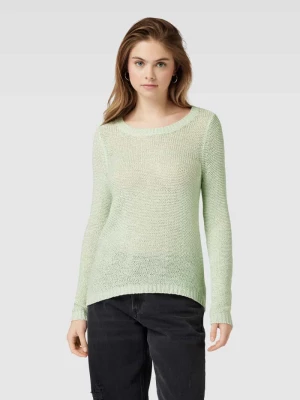 Sweter z dzianiny z okrągłym dekoltem model ‘GEENA’ Only
