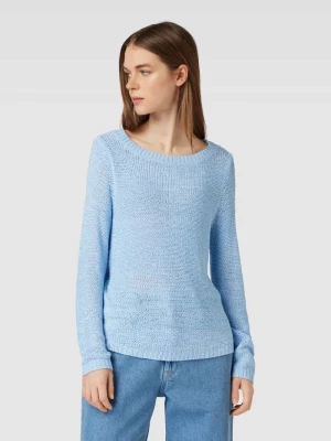 Sweter z dzianiny z okrągłym dekoltem model ‘GEENA’ Only