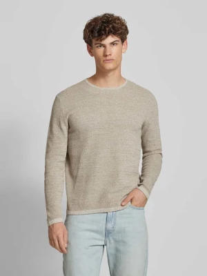 Sweter z dzianiny z okrągłym dekoltem model ‘GEORGE’ jack & jones