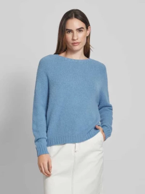 Sweter z dzianiny z okrągłym dekoltem model ‘GHIACCI’ Weekend Max Mara