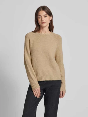 Sweter z dzianiny z okrągłym dekoltem model ‘GHIACCI’ Weekend Max Mara