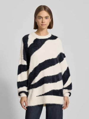 Sweter z dzianiny z okrągłym dekoltem model ‘HEIDI’ Noisy May