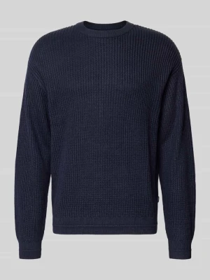 Sweter z dzianiny z okrągłym dekoltem model ‘KAITO’ jack & jones