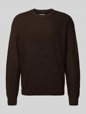 Sweter z dzianiny z okrągłym dekoltem model ‘KAITO’ jack & jones