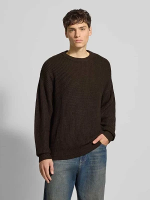 Sweter z dzianiny z okrągłym dekoltem model ‘KAITO’ jack & jones