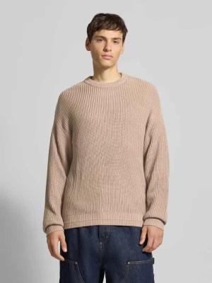 Sweter z dzianiny z okrągłym dekoltem model ‘KAITO’ jack & jones
