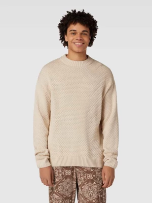 Sweter z dzianiny z okrągłym dekoltem model ‘LAKEWOOD’ jack & jones