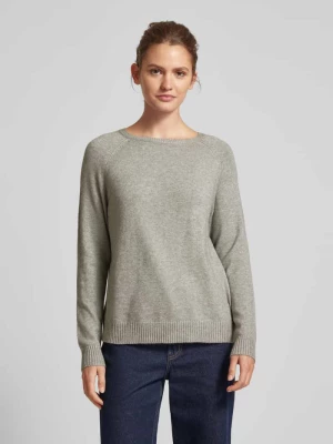 Sweter z dzianiny z okrągłym dekoltem model ‘LESLY’ Only