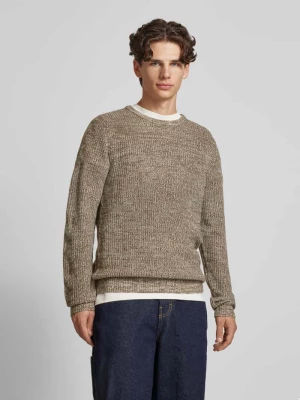 Sweter z dzianiny z okrągłym dekoltem model ‘LEWIS’ jack & jones