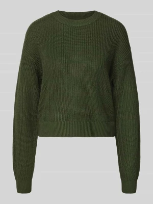 Sweter z dzianiny z okrągłym dekoltem model ‘MAYSA’ Noisy May