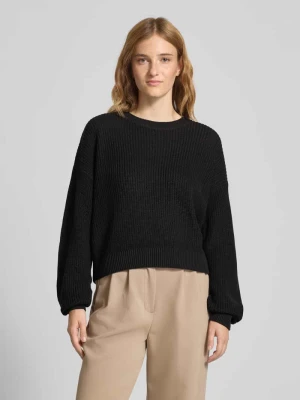 Sweter z dzianiny z okrągłym dekoltem model ‘MAYSA’ Noisy May