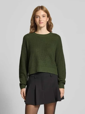 Sweter z dzianiny z okrągłym dekoltem model ‘MAYSA’ Noisy May