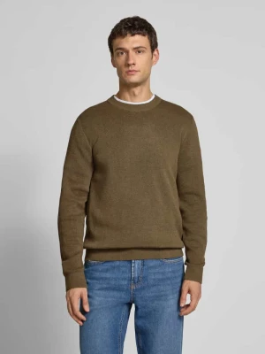 Sweter z dzianiny z okrągłym dekoltem model ‘MILANO’ Jack & Jones Premium